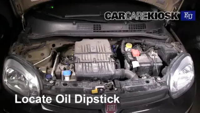 2016 Fiat Panda Pop 1.2L 4 Cyl. Oil Check Oil Level